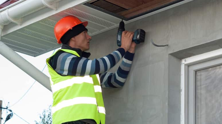 installing a soffit in Newcastle